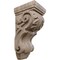 Ekena Millwork 4 1/2"W x 5"D x 10"H Medium Traditional Acanthus Corbel, Walnut CORW04X05X10TAWA - alternate 1